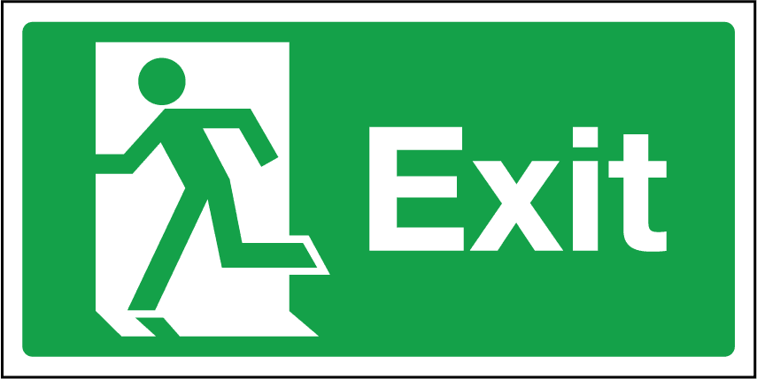 EXIT SIGN